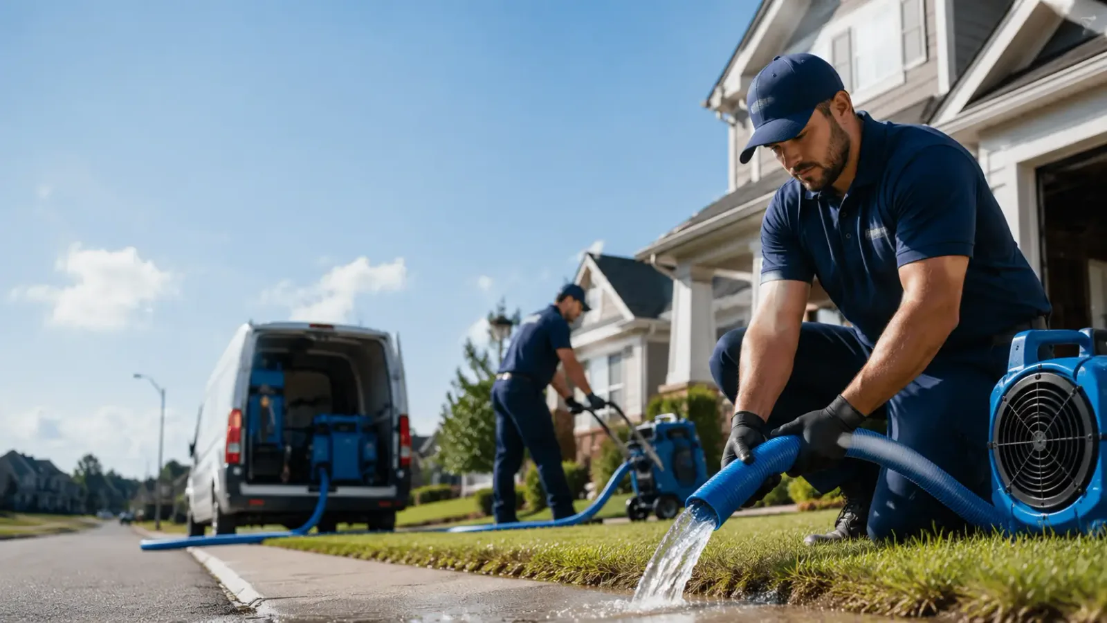 Flood Damage Restoration in Chataignier, LA